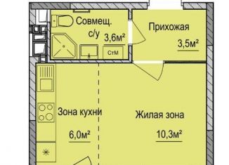 Продажа квартиры студии, 22 м2, Ижевск, ЖК Покровский