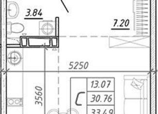 Продается 1-комнатная квартира, 33.5 м2, Ростов-на-Дону, улица Зорге, 11, ЖК Современник