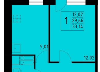 Продам однокомнатную квартиру, 33.1 м2, Пермь, Орджоникидзевский район