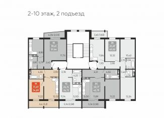 Продается однокомнатная квартира, 34.9 м2, Курган, жилой район Заозёрный, 7-й микрорайон, 26