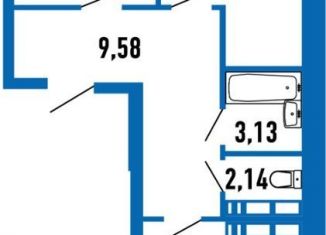 Продажа 2-комнатной квартиры, 53.9 м2, Самара, метро Алабинская