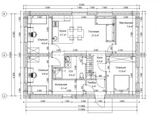 Продажа дома, 130 м2, деревня Устиново, улица Матюшина