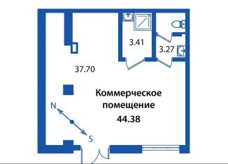 Продажа помещения свободного назначения, 44 м2, Санкт-Петербург, проспект Авиаконструкторов, 61, муниципальный округ Юнтолово