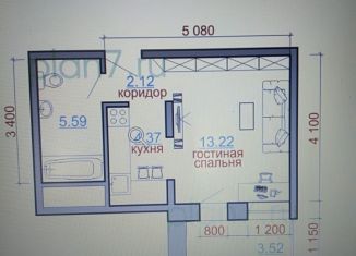Однокомнатная квартира на продажу, 29 м2, рабочий поселок Маркова, жилой комплекс Южный Парк, 7, ЖК Южный Парк