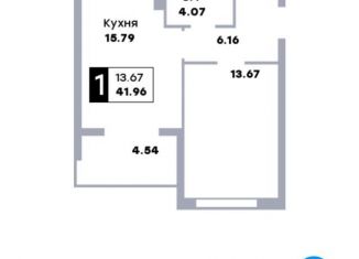 Продажа 1-ком. квартиры, 44.2 м2, Самара, Железнодорожный район