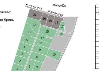 Продается земельный участок, 643 сот., деревня Хапо-Ое