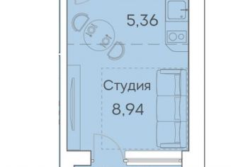 Квартира на продажу студия, 21.4 м2, Москва, ЖК Аквилон Бисайд