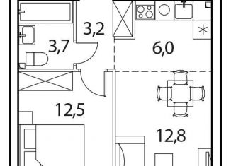 Продается 2-ком. квартира, 38.2 м2, деревня Рузино, ЖК Новый Зеленоград, жилой комплекс Новый Зеленоград, 2Б