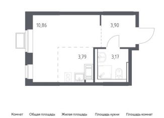 Продается квартира студия, 21.7 м2, село Ям, ЖК Прибрежный Парк, жилой комплекс Прибрежный Парк, 9.2