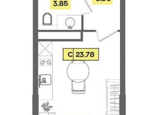 Продажа квартиры студии, 23.8 м2, Московская область