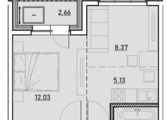 Продам однокомнатную квартиру, 39.1 м2, Иркутск, ЖК Zenith