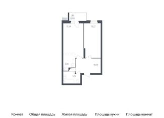 2-комнатная квартира на продажу, 54.6 м2, посёлок Жилино-1, жилой комплекс Егорово Парк, к2