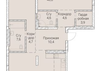 1-ком. квартира на продажу, 128.8 м2, Новосибирская область, Овражная улица, 2А