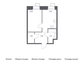1-ком. квартира на продажу, 37.5 м2, Москва