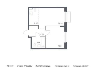 Продается 1-комнатная квартира, 40 м2, Москва, жилой комплекс Квартал Марьино, к2