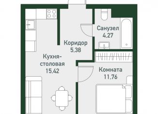 Продается 1-ком. квартира, 36.8 м2, Челябинская область