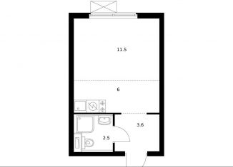 Продается квартира студия, 23.6 м2, Котельники, ЖК Белая Дача Парк, жилой комплекс Белая Дача Парк, 18