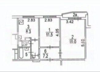 Продажа 2-ком. квартиры, 51 м2, Москва, метро Борисово, улица Борисовские Пруды, 10к1