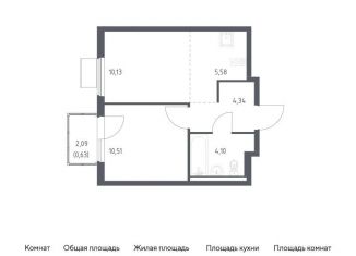 Продаю 2-ком. квартиру, 35.3 м2, Ленинский городской округ, жилой комплекс Горки Парк, 8.1, ЖК Горки Парк