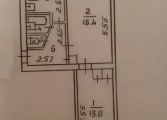 Двухкомнатная квартира на продажу, 44 м2, Печора, улица Гагарина, 19