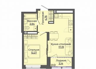 Продам однокомнатную квартиру, 41.3 м2, Екатеринбург, улица Блюхера, 26, улица Блюхера