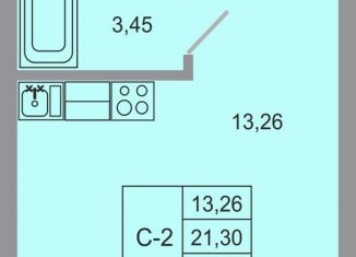 Продается квартира студия, 23.9 м2, поселок Бугры