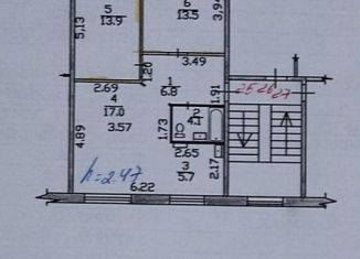 Продажа 3-ком. квартиры, 61 м2, поселок городского типа Черемушки, посёлок городского типа Черёмушки, 12