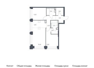 Продажа двухкомнатной квартиры, 67.5 м2, Москва