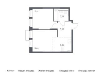Продам 2-комнатную квартиру, 37.9 м2, Московская область, жилой комплекс Квартал Строгино, к2