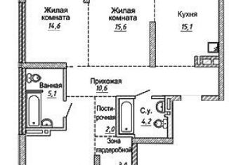 Продается 3-ком. квартира, 92.5 м2, Новосибирск, улица Фрунзе, с1