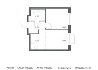 Продается 1-комнатная квартира, 36.4 м2, Ленинский городской округ, жилой комплекс Новое Видное, 18.2