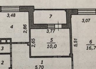 Продам двухкомнатную квартиру, 51 м2, поселок Дубовое, Зелёная улица, 9