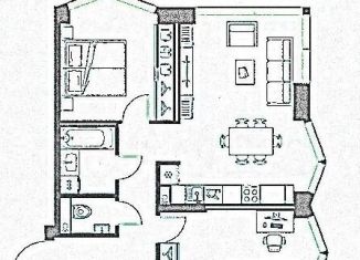 Продается 2-ком. квартира, 42.4 м2, Москва, Шелепихинская набережная, 34к1, ЖК Сердце Столицы