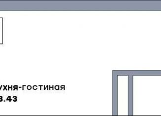 Продам квартиру студию, 36.1 м2, Самара, метро Российская