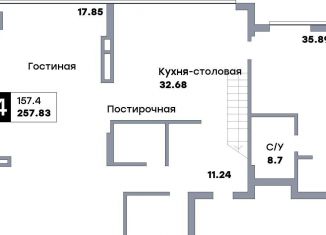 Продается 4-ком. квартира, 262.8 м2, Самара, метро Московская