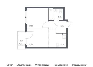 Продаю однокомнатную квартиру, 35.3 м2, Москва, жилой комплекс Остафьево, к22