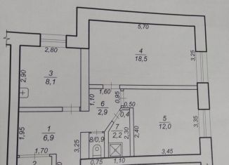 Продам 2-комнатную квартиру, 53.3 м2, поселок городского типа Дарасун, Почтовая улица, 4