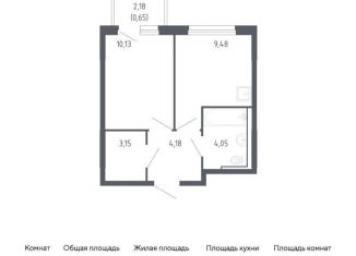 Продажа однокомнатной квартиры, 31.6 м2, Тюменская область