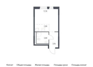 Продажа квартиры студии, 22.4 м2, Ленинградская область