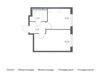 Продажа 1-комнатной квартиры, 35.4 м2, Московская область, 1-й Стрелковый переулок, 1