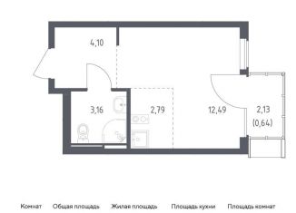 Квартира на продажу студия, 23.2 м2, село Остафьево, жилой комплекс Остафьево, к20