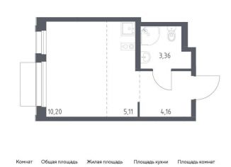 Продается квартира студия, 22.8 м2, Москва, жилой комплекс Новое Внуково, к32