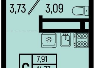 Продается квартира студия, 16.7 м2, село Небуг