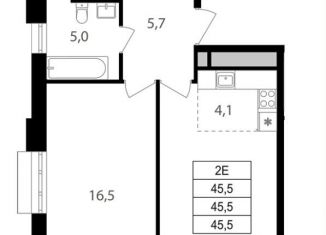 Продам 1-ком. квартиру, 45.5 м2, Москва, Михалковская улица, 48, Головинский район