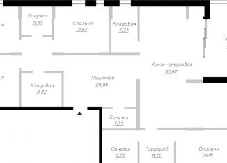 Продажа 4-ком. квартиры, 199.3 м2, Тольятти, улица Маршала Жукова, 37А