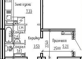 Продажа трехкомнатной квартиры, 68.4 м2, посёлок Элитный, улица Фламинго, 14