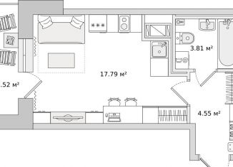 Продам квартиру студию, 25.9 м2, Санкт-Петербург, ЖК Приневский