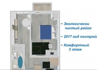 Продам 1-комнатную квартиру, 26.5 м2, Иркутская область, улица Возрождения, 46