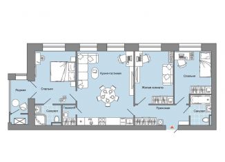 Продается 3-ком. квартира, 84 м2, село Первомайский, улица Строителя Николая Шишкина, 11к1