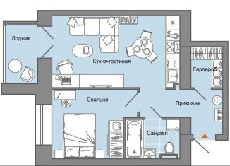 Продаю однокомнатную квартиру, 43 м2, село Первомайский